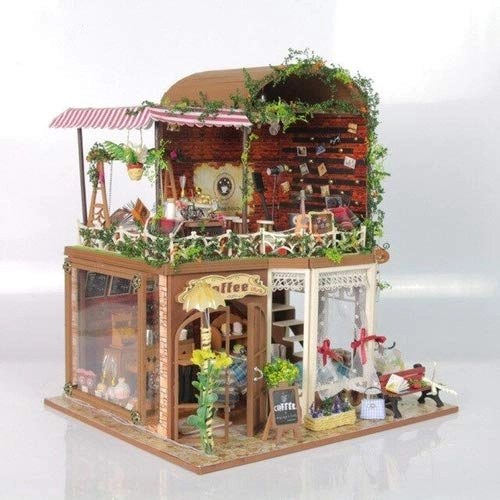 MINIATURE COFFEE SHOP - Wood