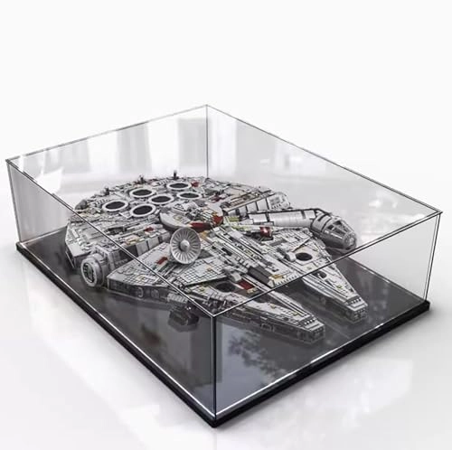 Acrylic Display Case - Compatible with Lego 75192 Black Base 85X65X25cm
