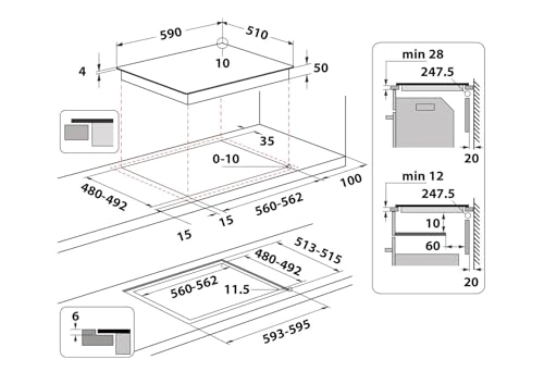 BS 3560B CPNE Induction hob