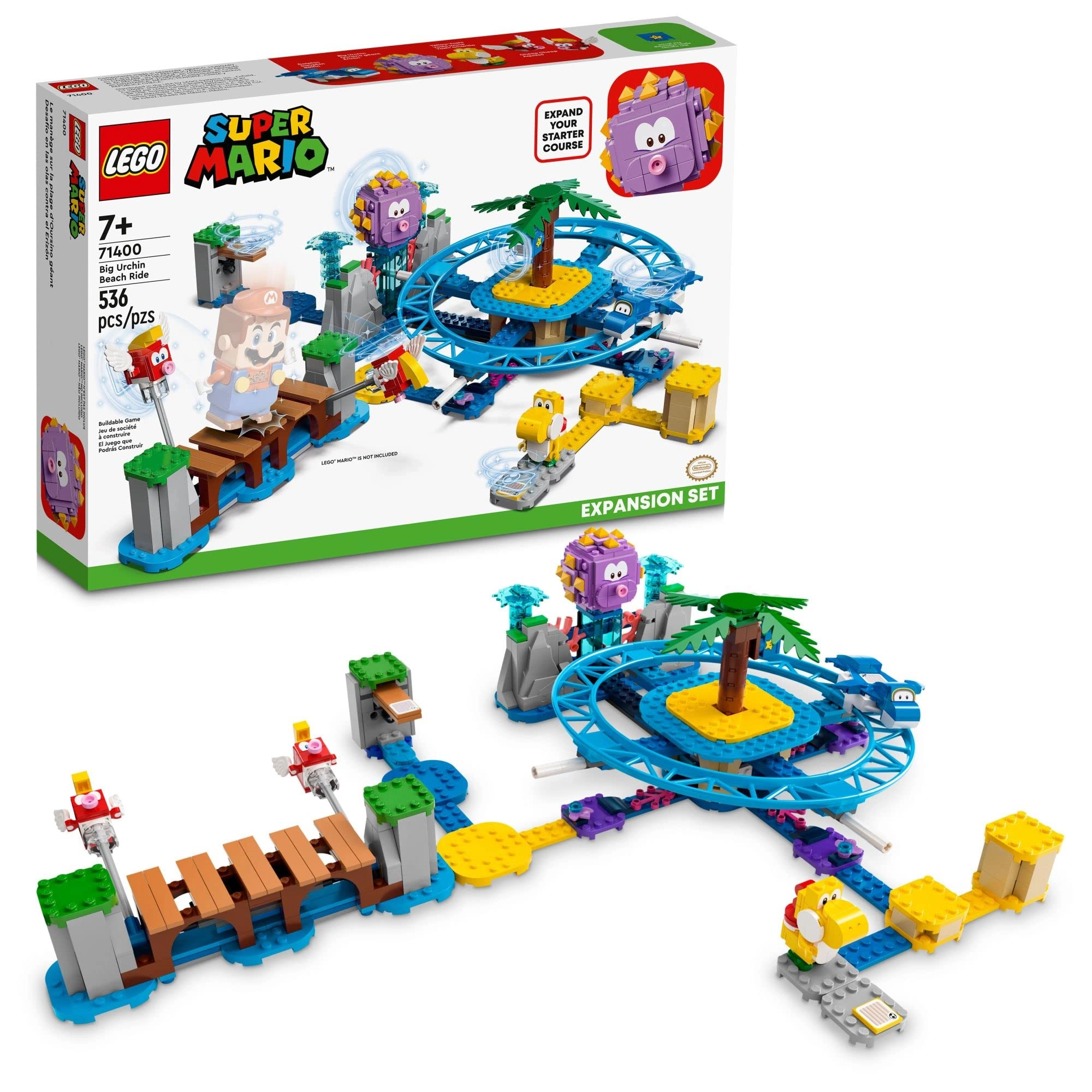 LEGO Super Mario Big Urchin Beach Ride Expansion Set (71400)