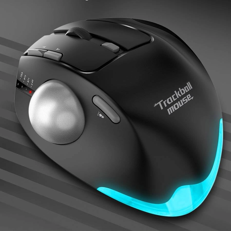 Ergonomic Trackball Mouse - Wireless