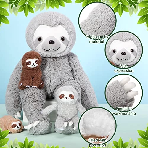 Mommy Sloth - 33 cm