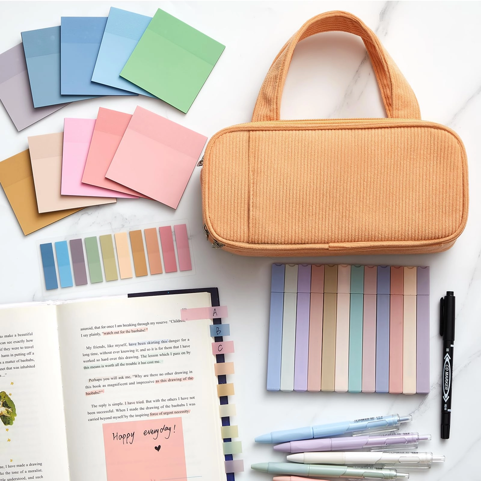 Book Annotation Kit - 39 Pcs