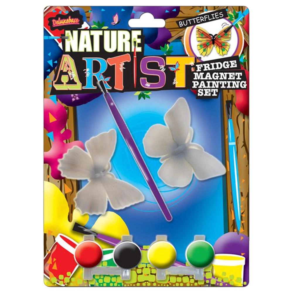 Deluxebase Nature Artist - Butterflies 7cm x 9cm