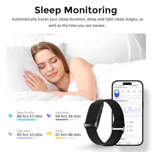 Smart Health Wristband - Bluetooth Connected 127 Exercise Modes 1ATM Water Resistant