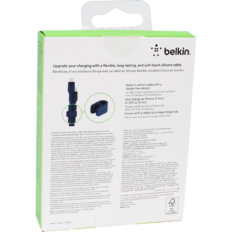 BoostCharge Flex Cable USB-C to Lightning 1m