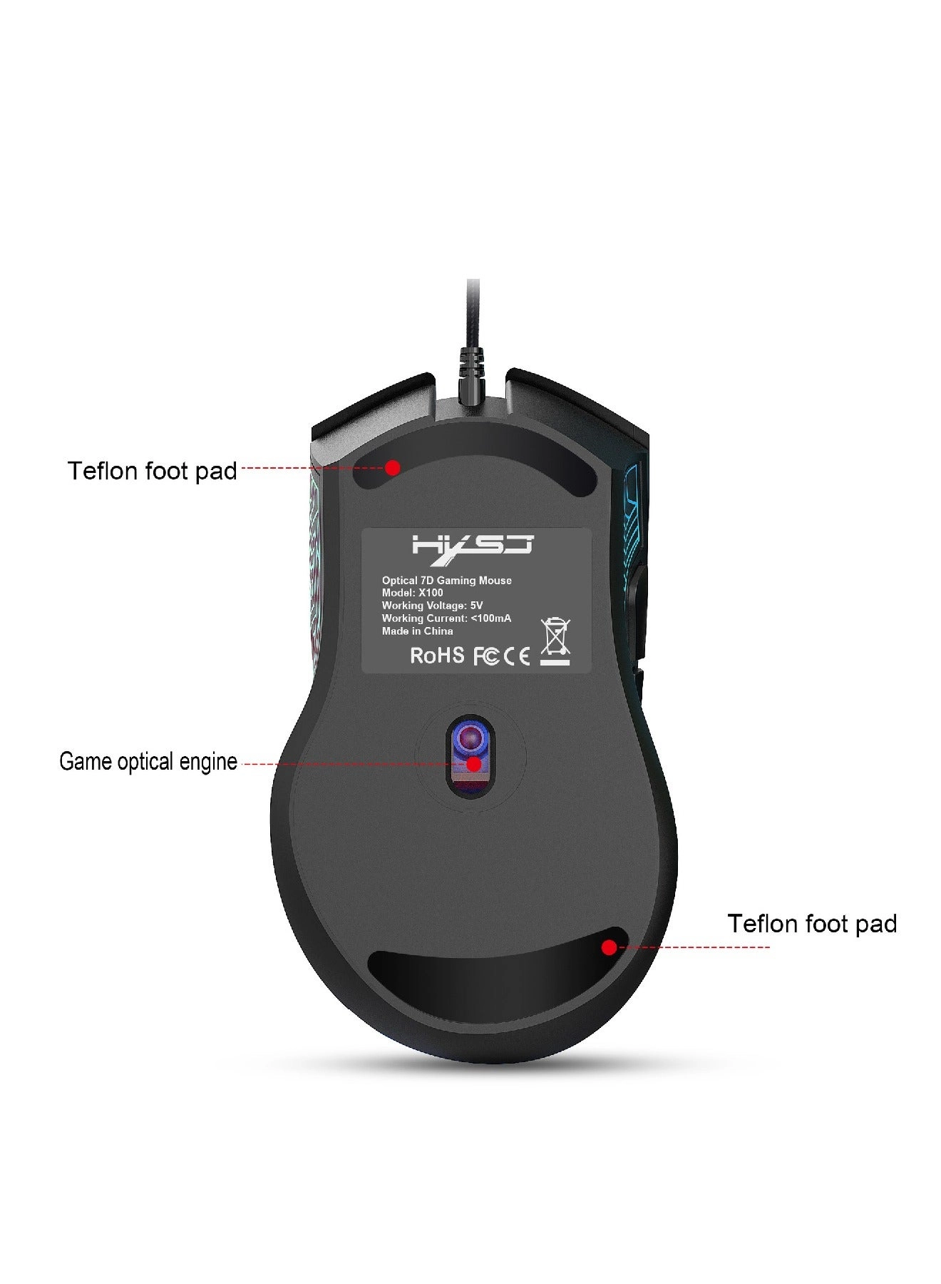 X100 Gaming Mouse - USB
