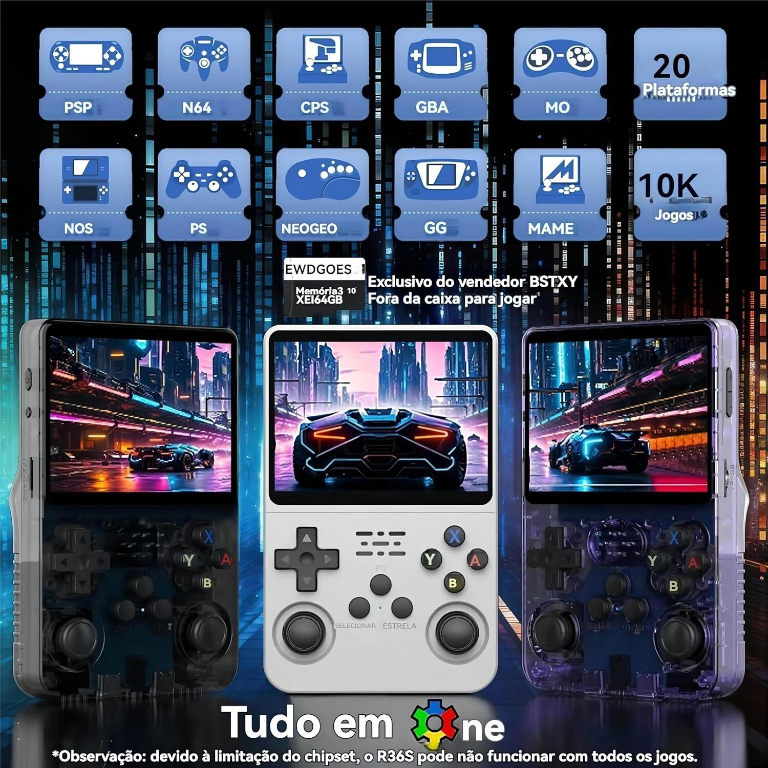 Portable Video Game Console - 128GB