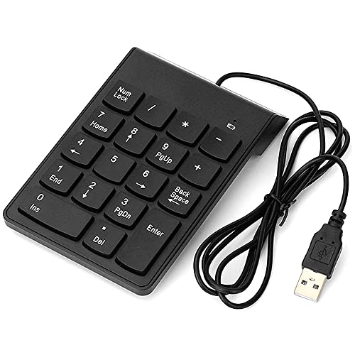 Wired Numeric Keypad - 18-key USB Portable
