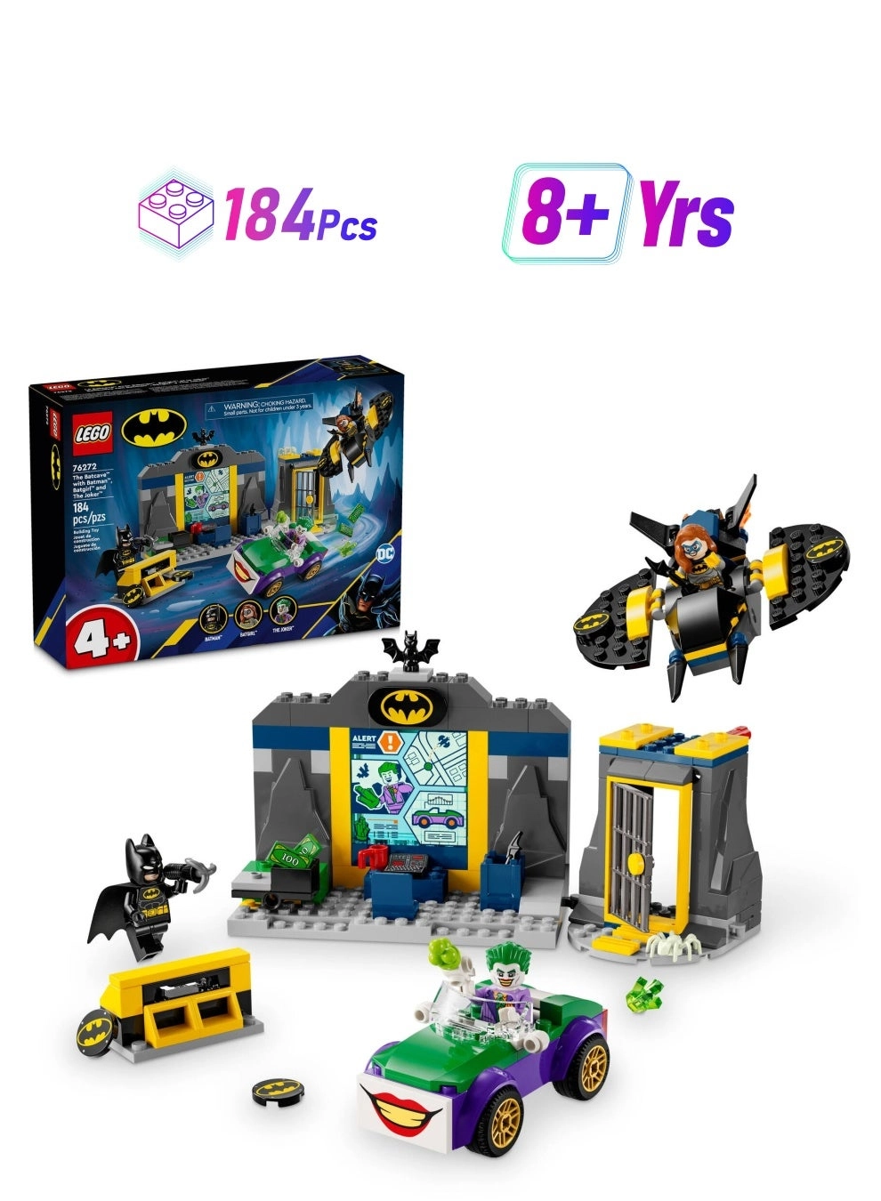 LEGO The Batcave - Batman Batgirl The Joker 184 pcs