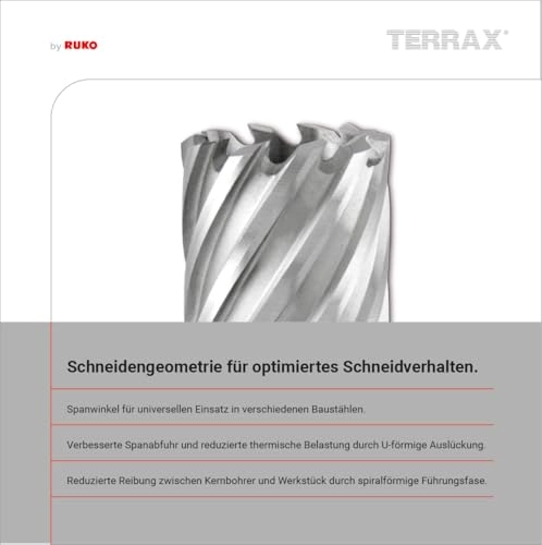 TERRAX 108228TX - 28 mm steel cast steel non-ferrous light metals