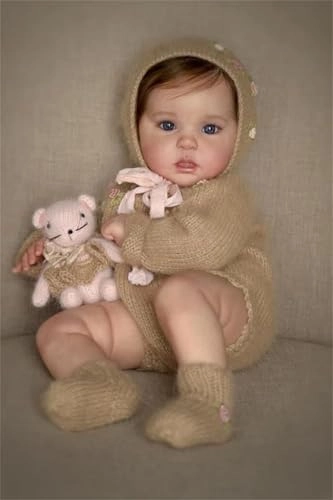 Reborn Baby Doll - 20 Inch Silicone Vinyl Girl Ages 3+