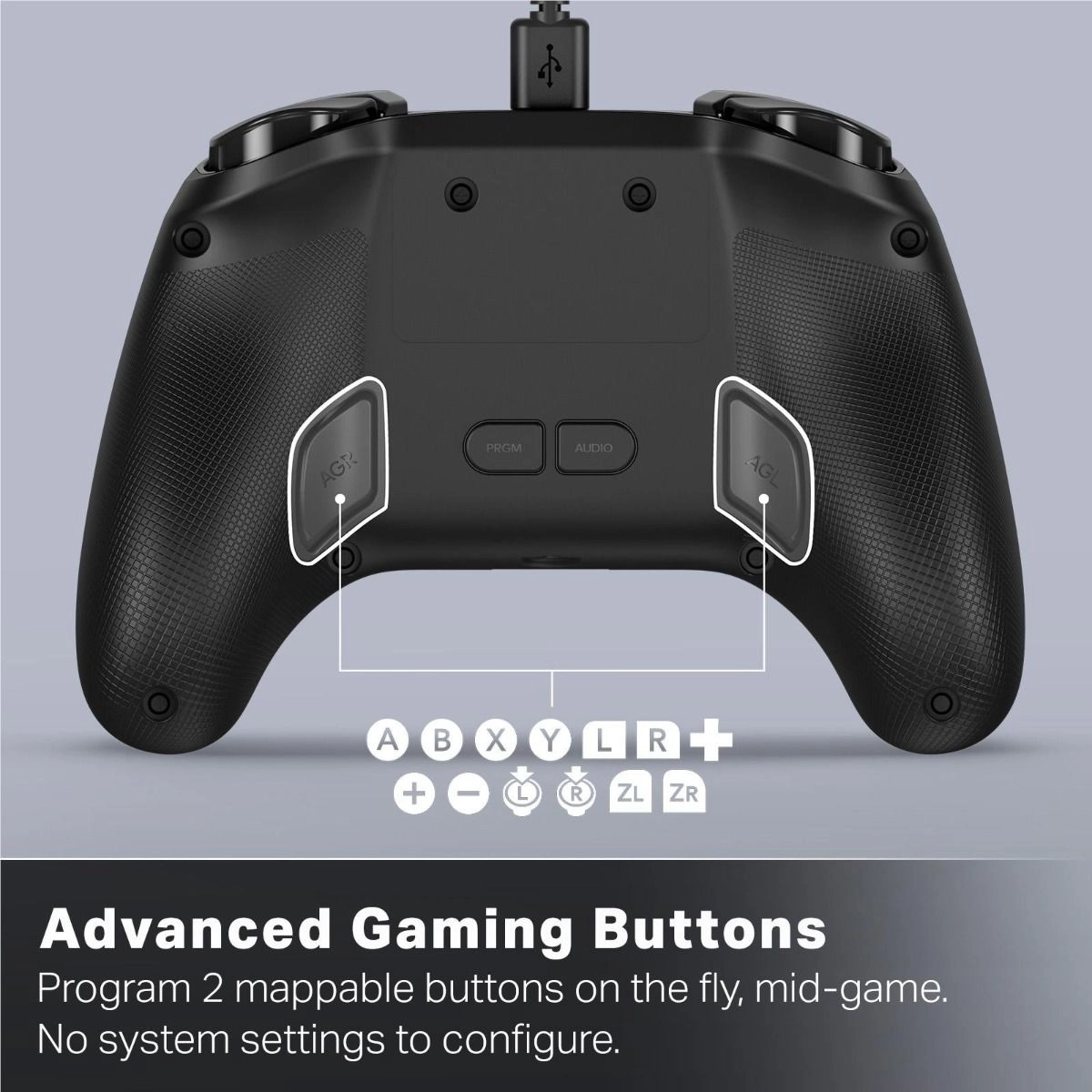 Nintendo Switch 2 Advantage Wired Controller - Black