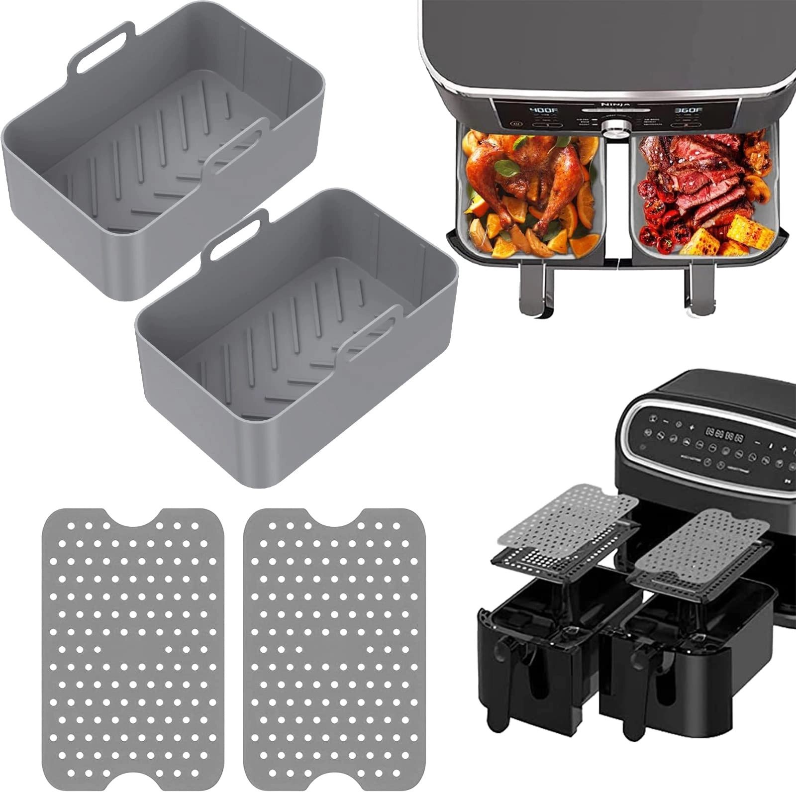 Silicone Pot + Silicone Liner - 2 PCS