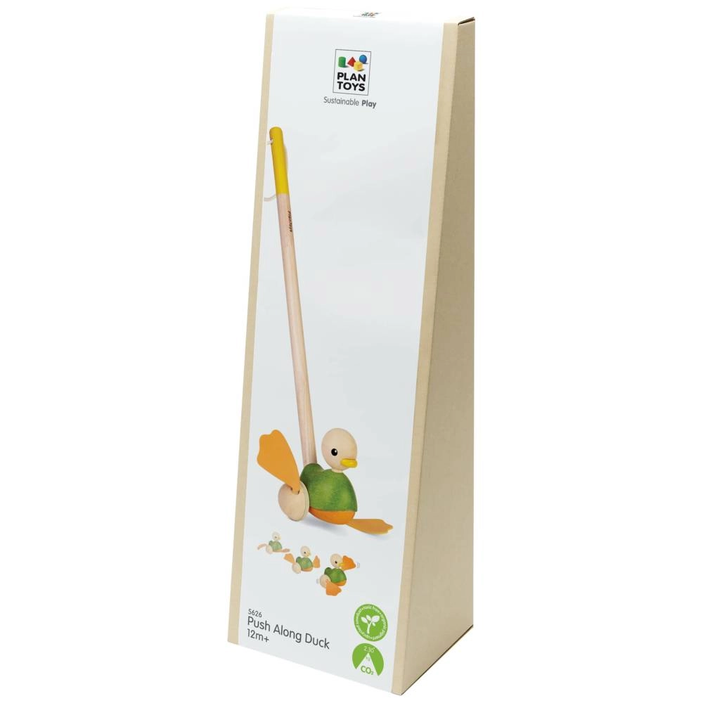 Push Along Duck - 3 + Multi Colour