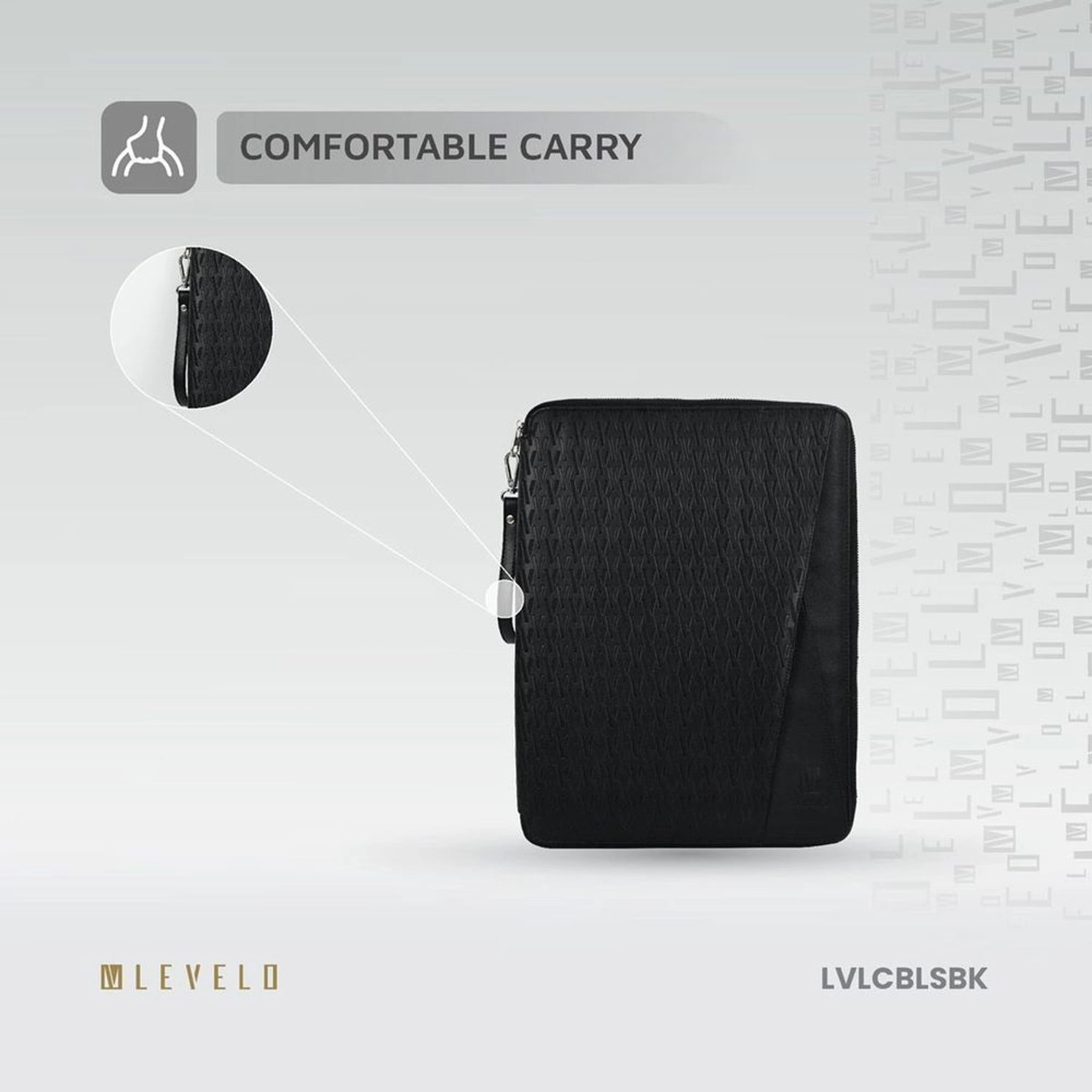 Cristallo Booktype Sleeve for 15-Inch Laptop