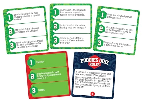 Quiz Cube: Foodies - Trivia Game