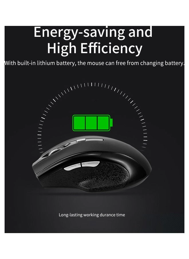 Ergonomic RGB Wireless Gaming Mouse - Wireless