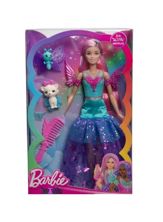 Malibu Roberts Doll - 7-inch pastel pink hair 2 Pets Ages 3+