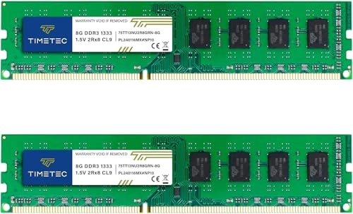 UDIMM - 16GB KIT(2x8GB) 1333MHz 240-Pin DDR3 / DDR3L