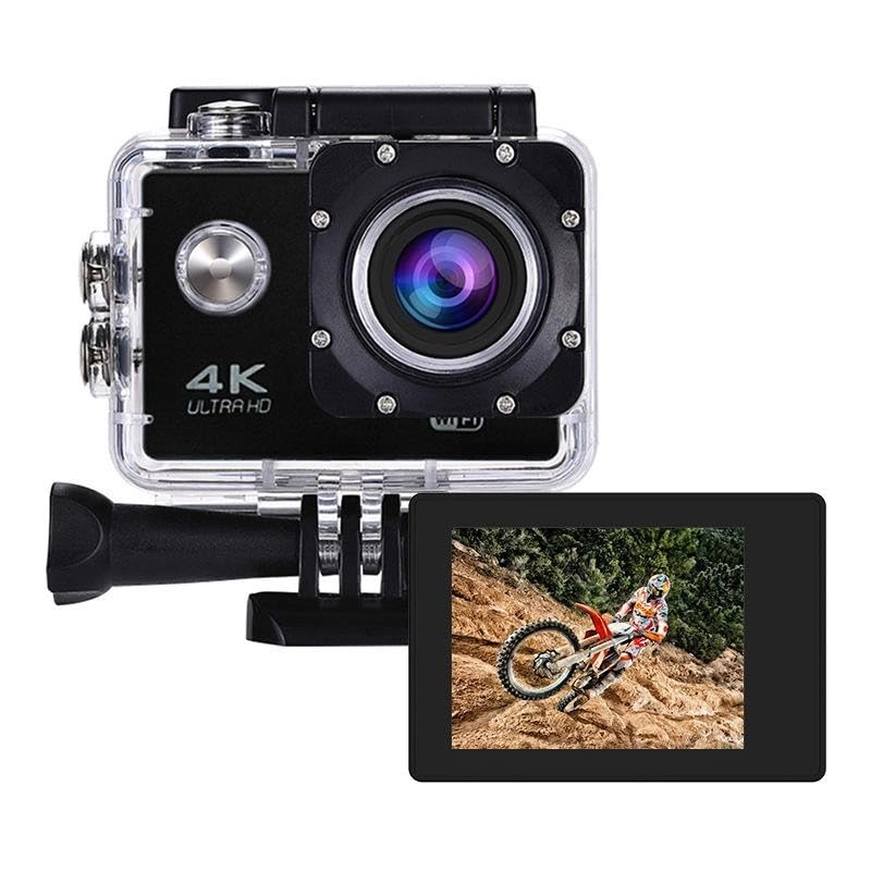AUSHA EXPORTS P LTD-140 , SECTOR 27, GURUGRAM-122009, CUSTOMER SUPPORT 08048977694 4K Action Camera - 4K 30FPS Accessories Kit