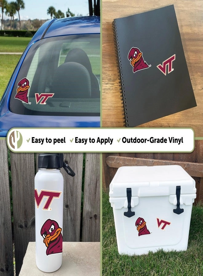 Virginia Tech Sticker Book 4 pcs