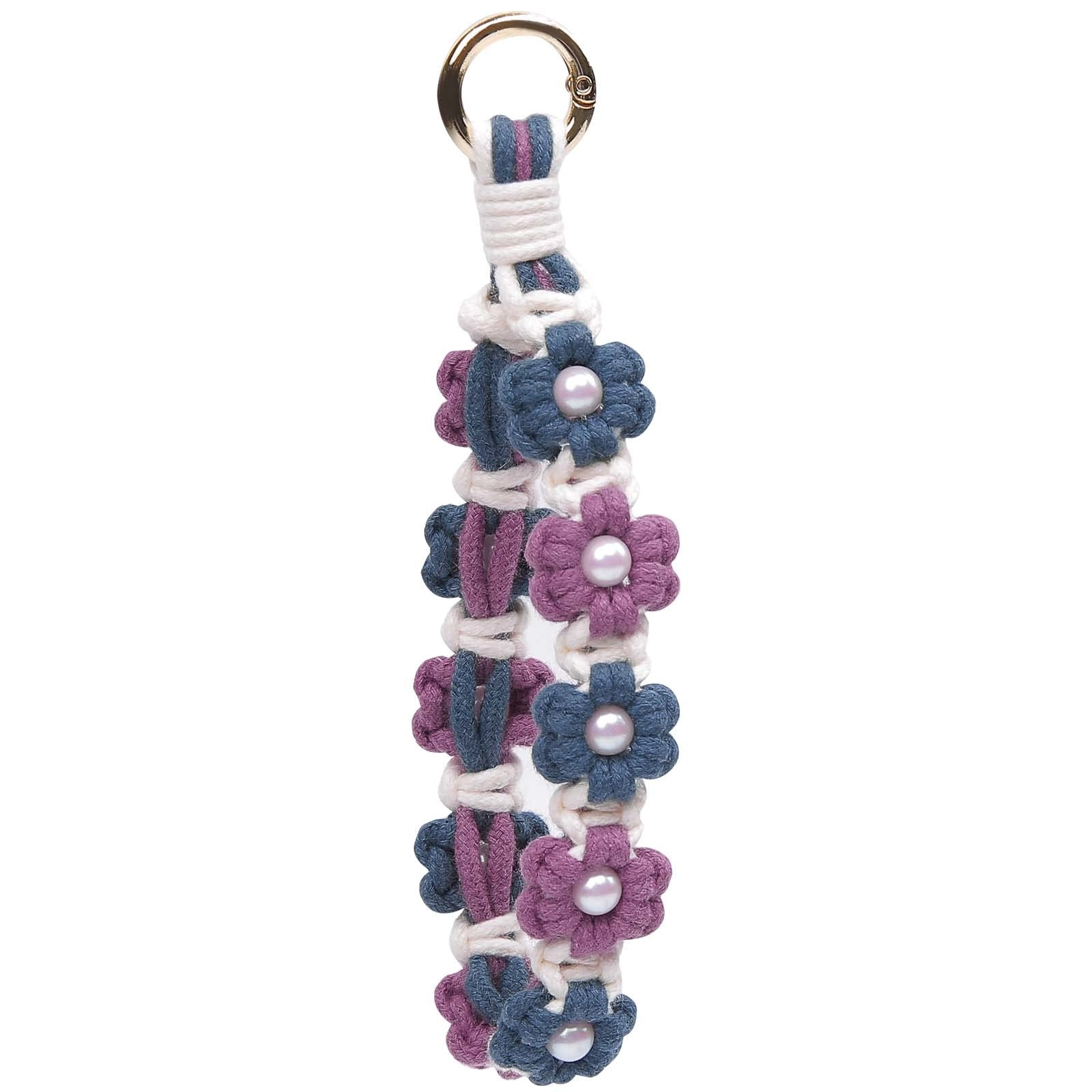 Boho Macrame Keychain - Car