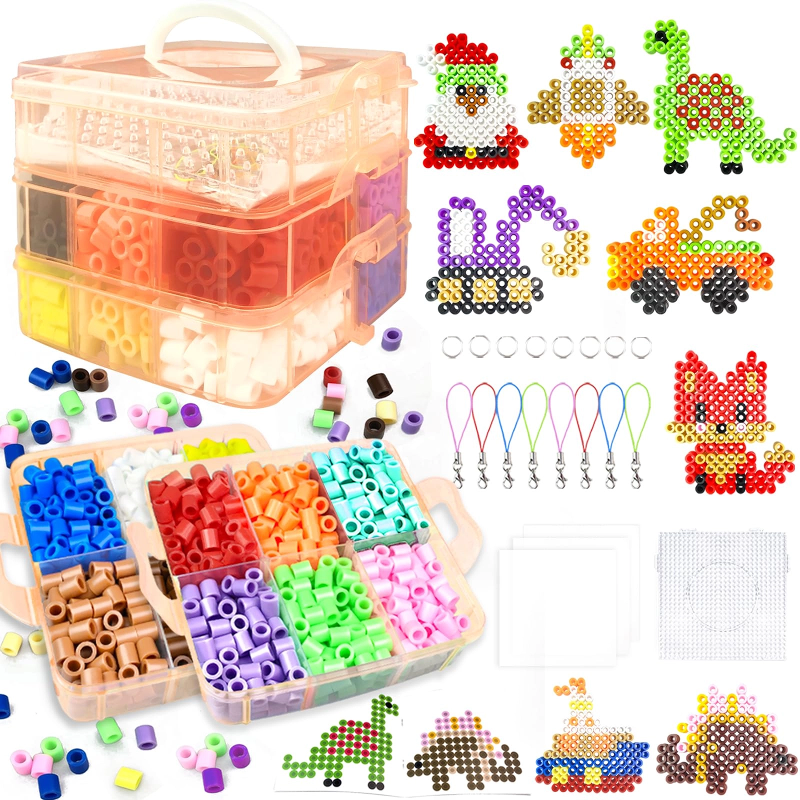 kifhcmpr Fuse Beads Craft Kit - 1000 pcs