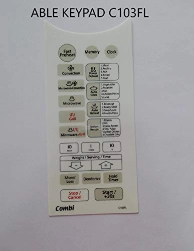 CE103VD - Microwave Oven Membrane keypad White