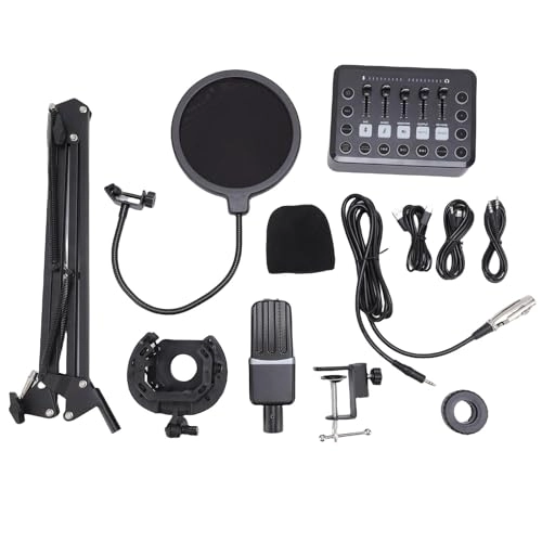 F11 Live Sound Card MC-88 USB Microphone - Dual BM 800 16 Sound Effects