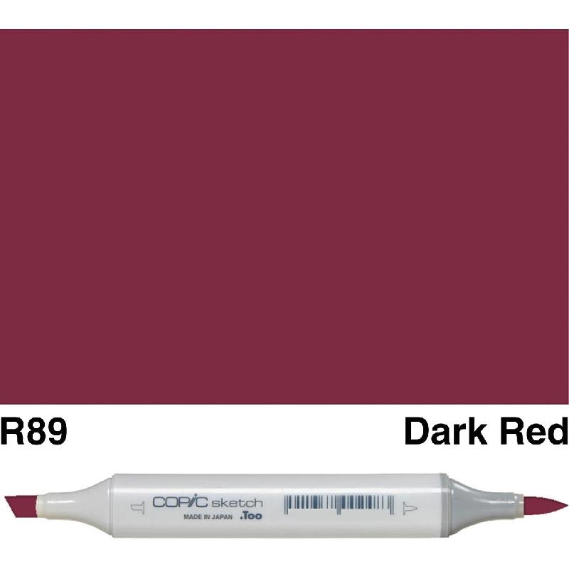 Copic Sketch R-89 - Dark Red Twin Tip