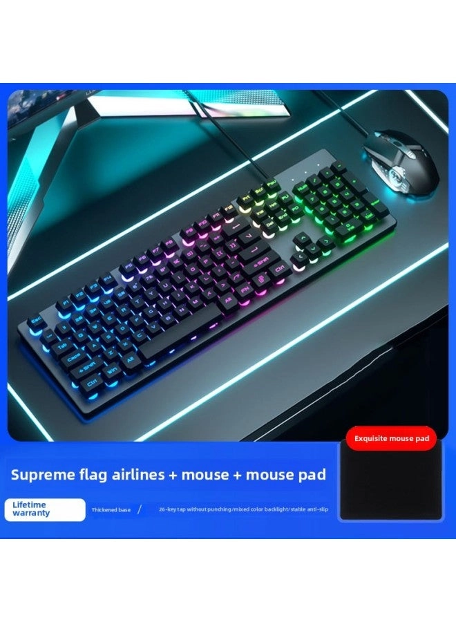 Mechanical Feel - Wired + E-sports Mouse