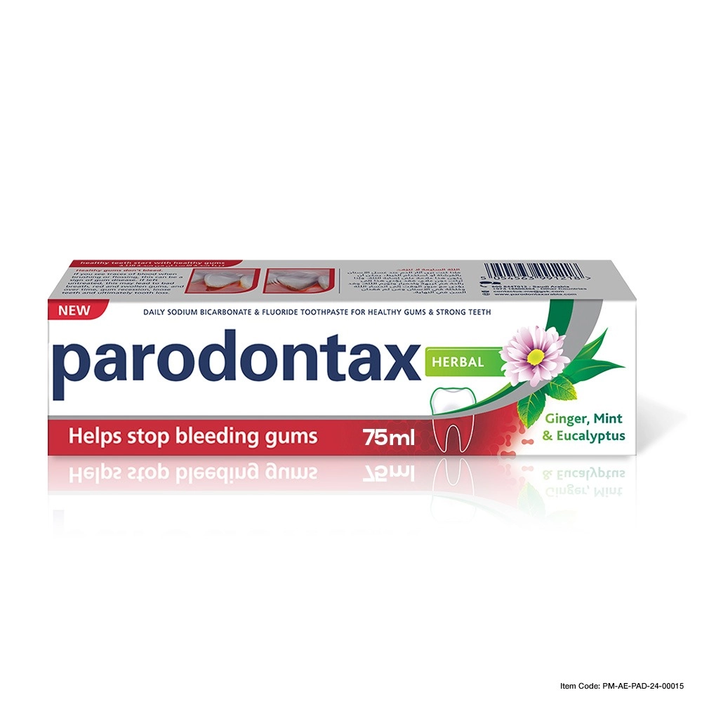 Parodontax Ginger Mint sodium fluoride Toothpaste 75 ml