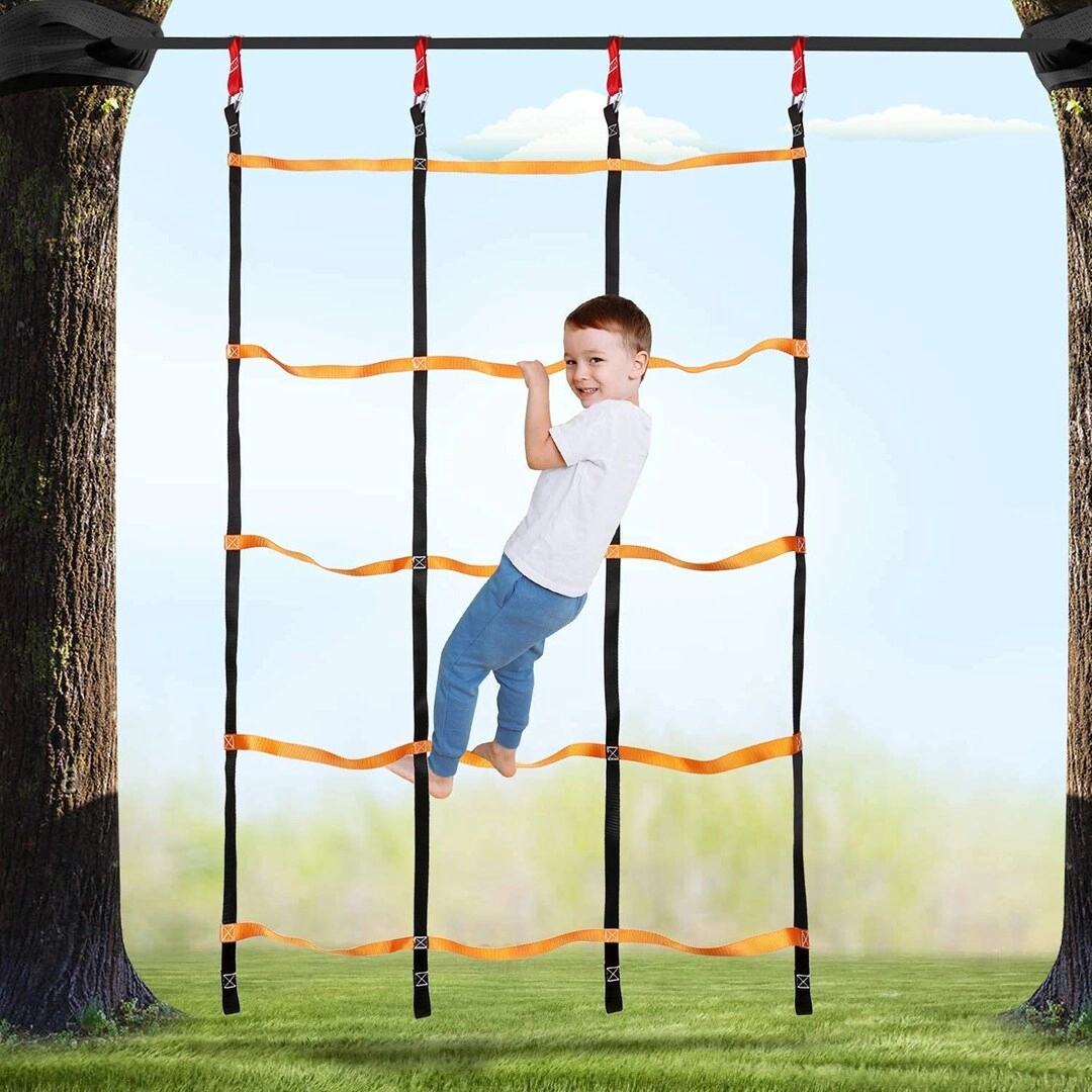 Ninja Obstacle Course - 50Ft Slackline UP TO 250 LB CAPACITY