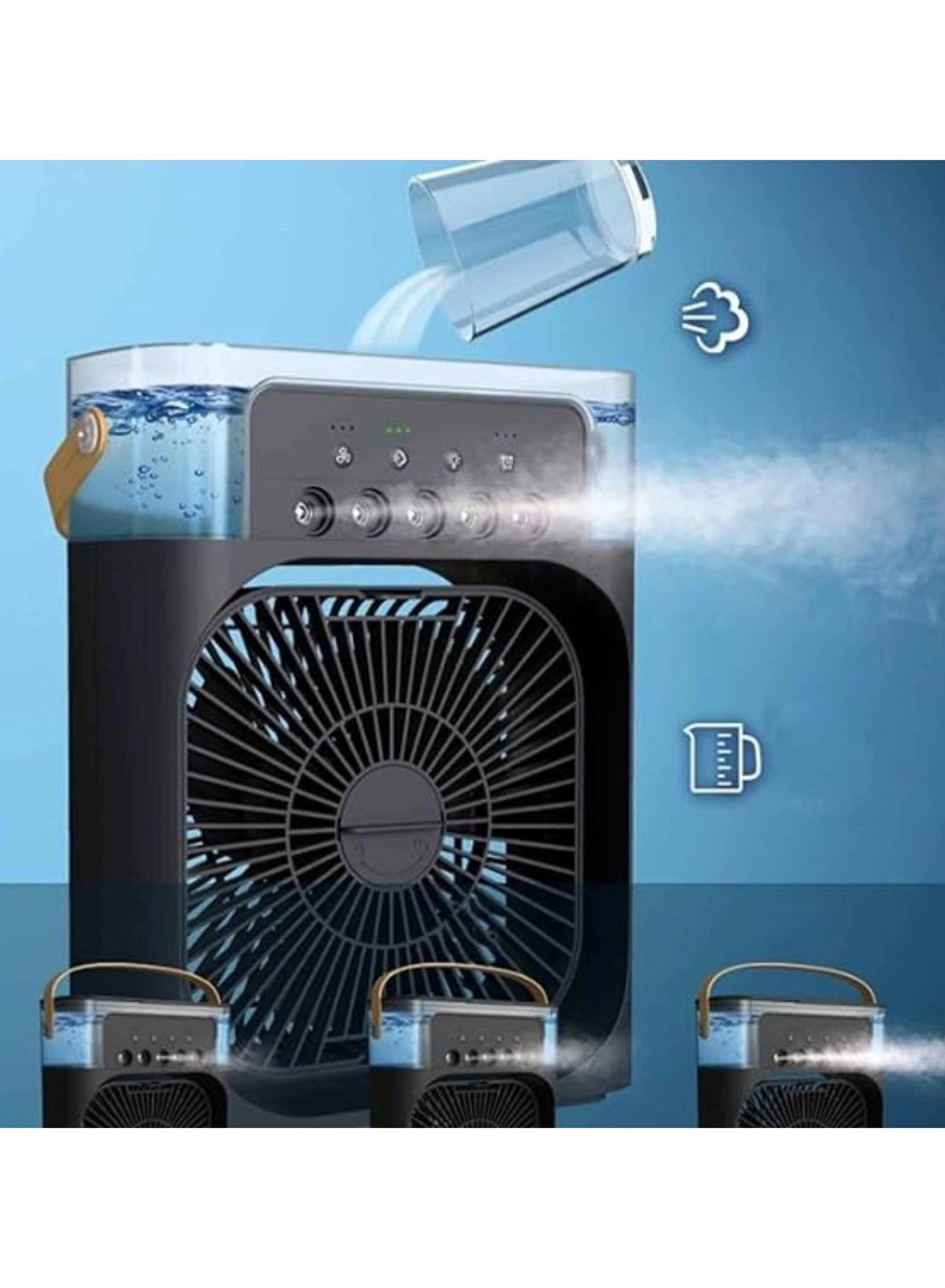 Portable Fan - 10 W Pink