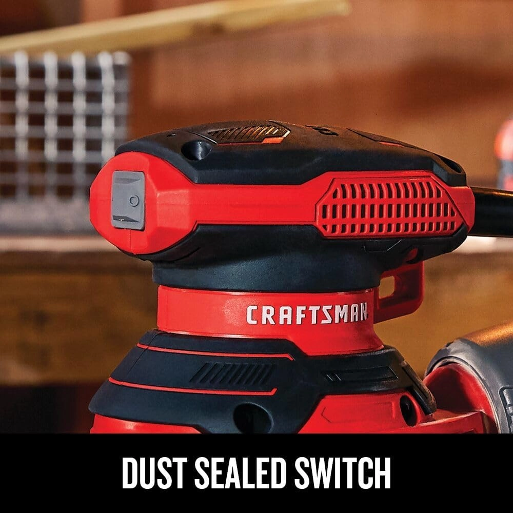 Orbital Sander - 5 inch 12000 OPM 3 Amp Corded