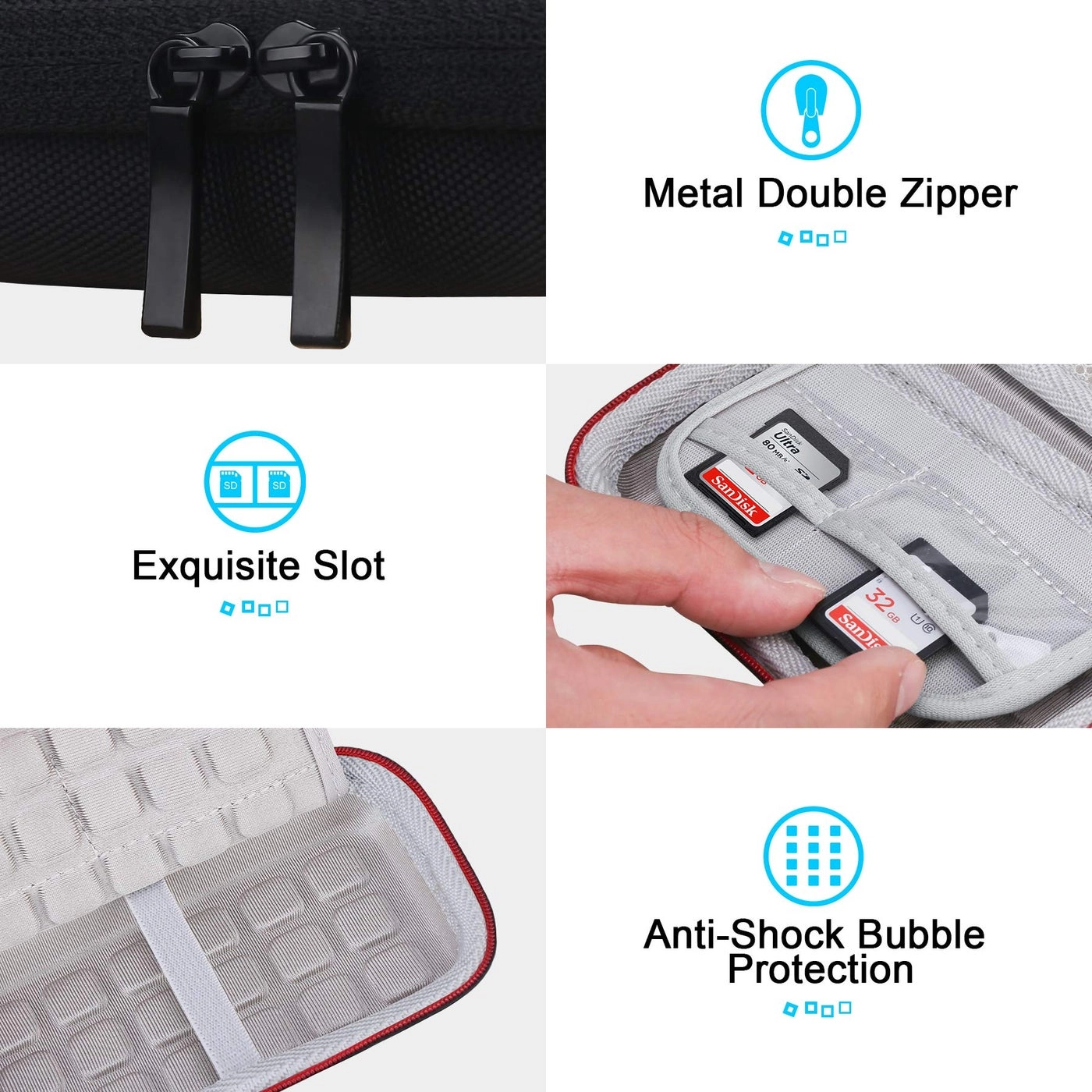 Hard Drive Carrying Case - 1TB 2TB 3TB 4TB 5TB 6TB