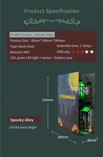 Book Nook Miniature Kit - Alien Hub 1:30