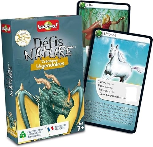 Nature Challenges: Animal - Legendary Creatures - Card Game (French)