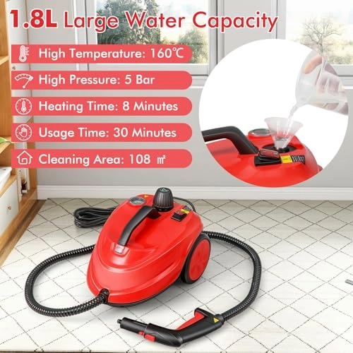 Steam Cleaner - 5 Bar 1.8L