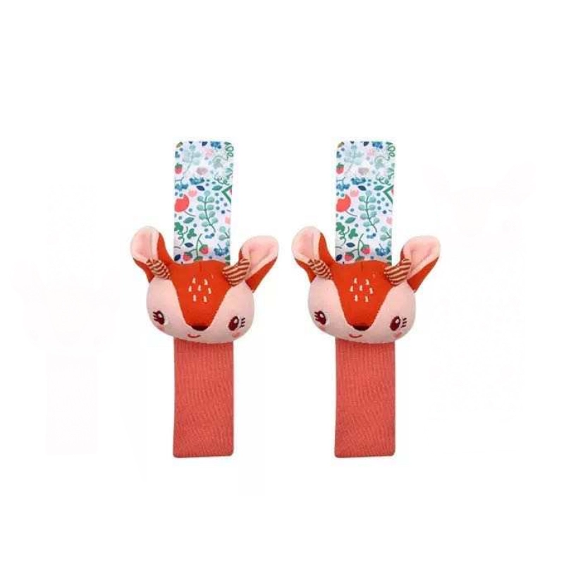 Wrist Rattle & Foot Finder Socks - 1+ Animal designs