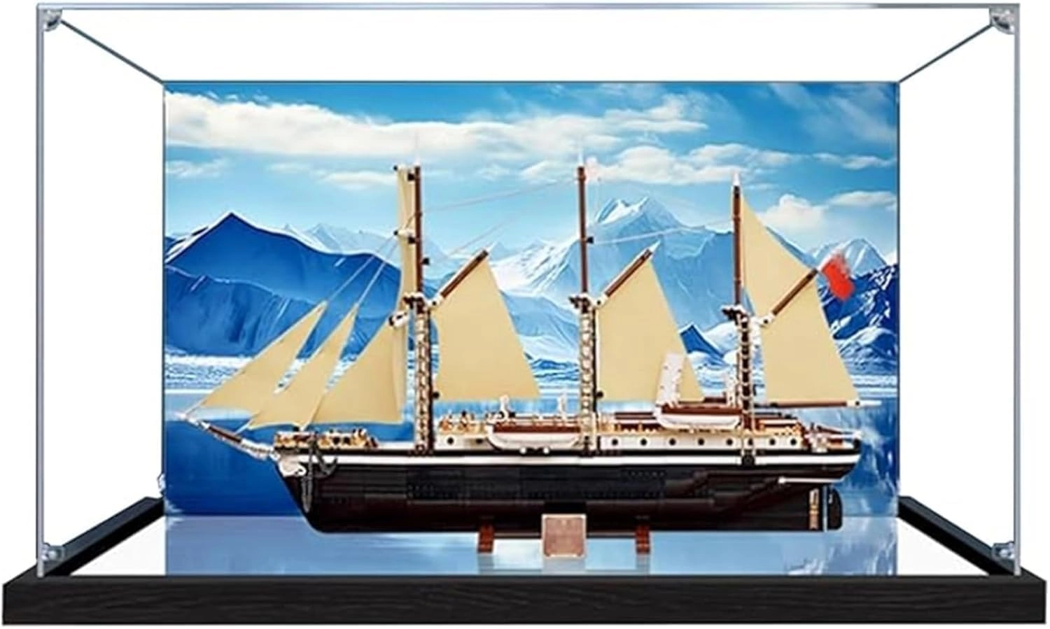 OYTOCLKU Acrylic Display Box - 33.5×11.8×19.7 inches Transparent Dustproof