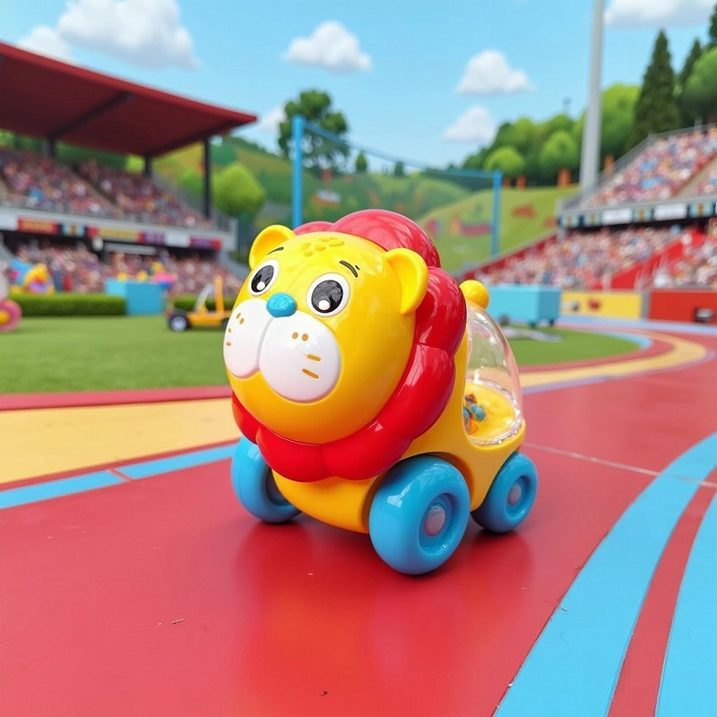 Rattle Racer Roary Lion - Suitable for 9 months & above ABS, PE, Iron 1