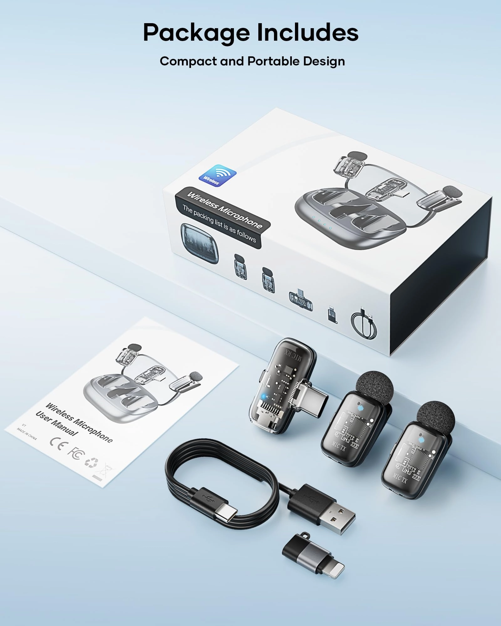 DX12 Mic Wireless Microphone