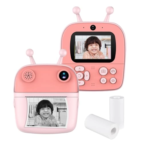 Instant Print Camera - 1080P 2.4 inch 10X