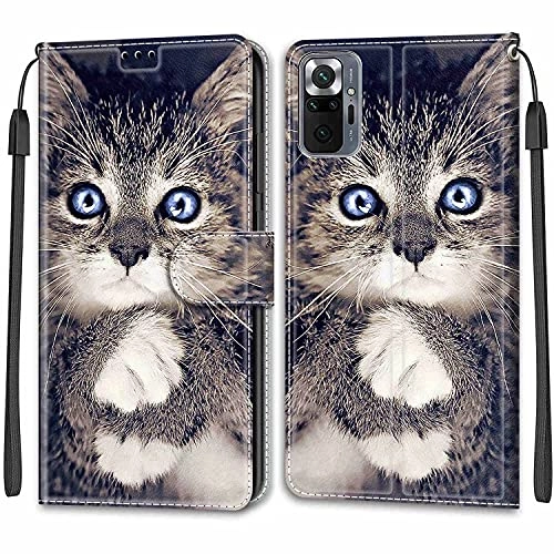 Wallet Case for Xiaomi Redmi Note 10 Pro - Faux Leather, Thermoplastic Polyurethane