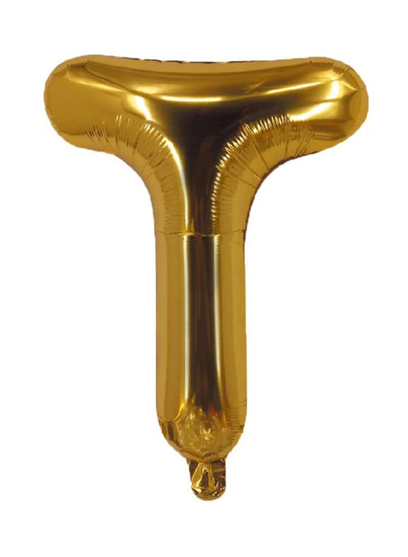 Party Time Trading LLC Letter-T Shape Foil Party Balloon