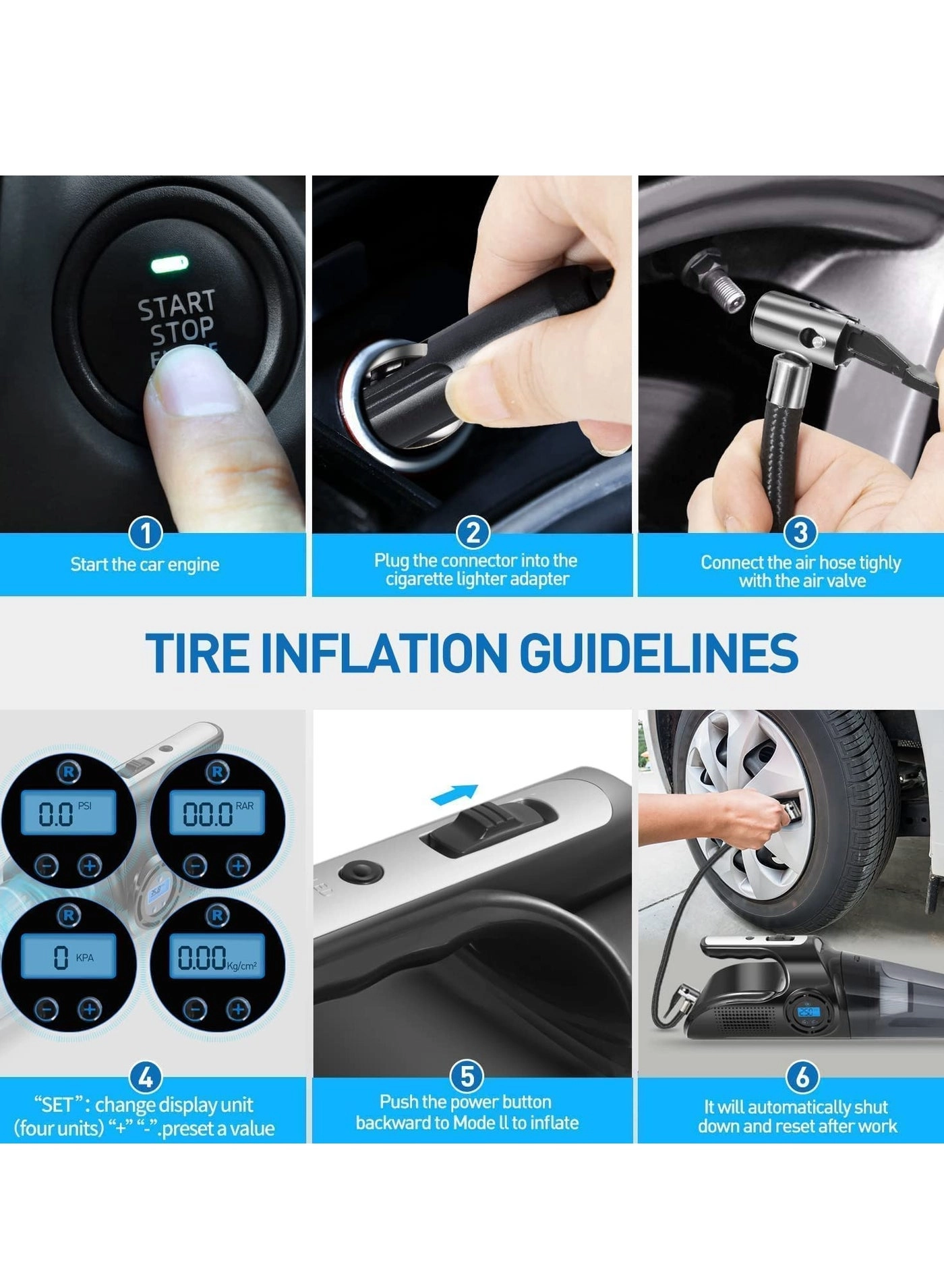 Handheld Vacuum Cleaner - 120W 12V 13 FT Cord