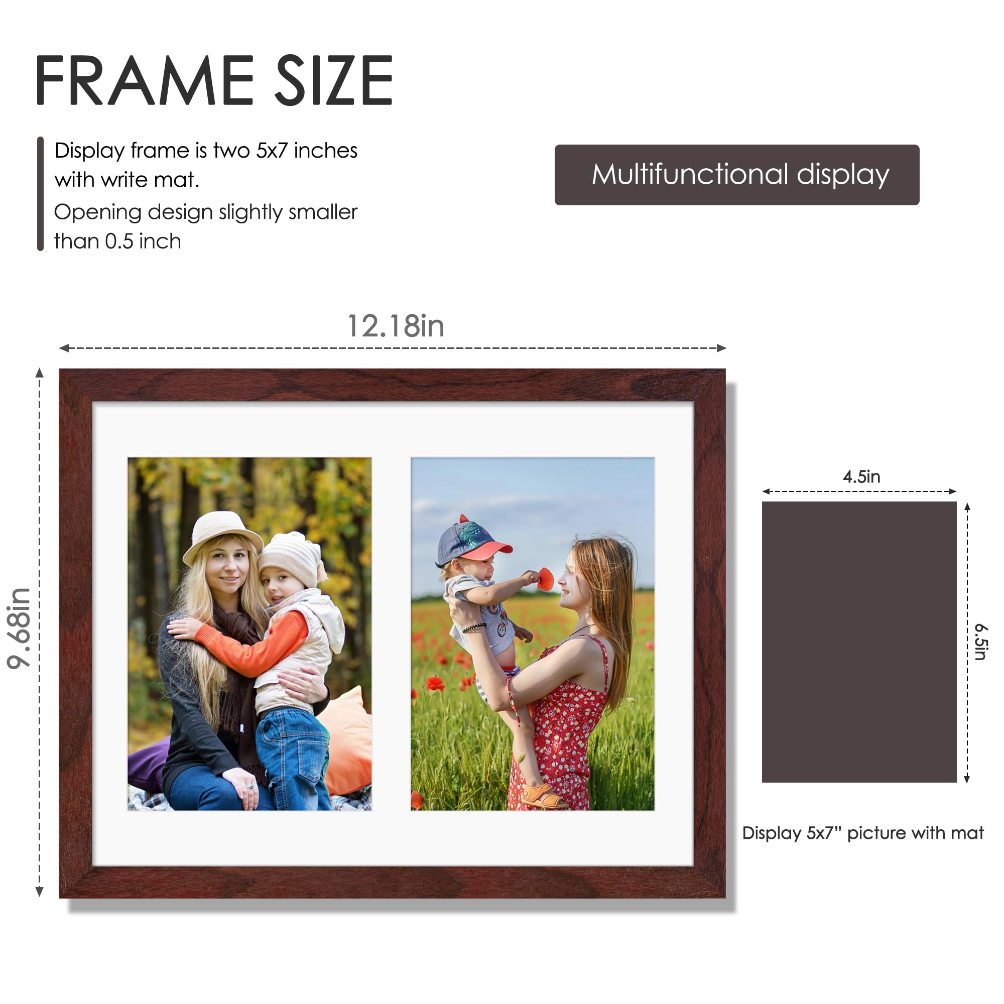 Double 5x7 Picture Frame