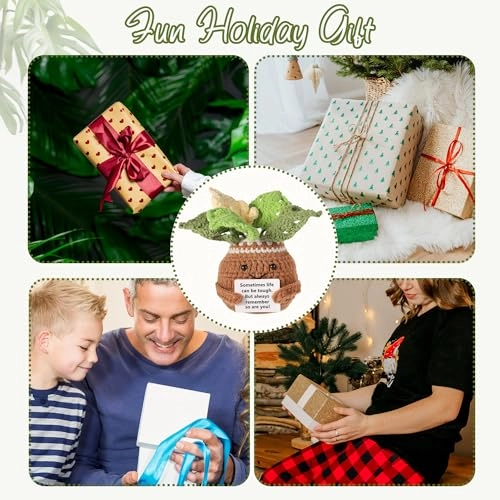 Crochet Monstera - 15 x 7.5 cm